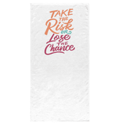 Risk Or Chance Bath Towe - Beyond T-shirts